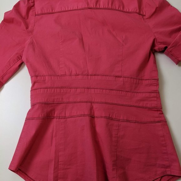Bebe Hot Pink Blouse - Picture 5 of 8